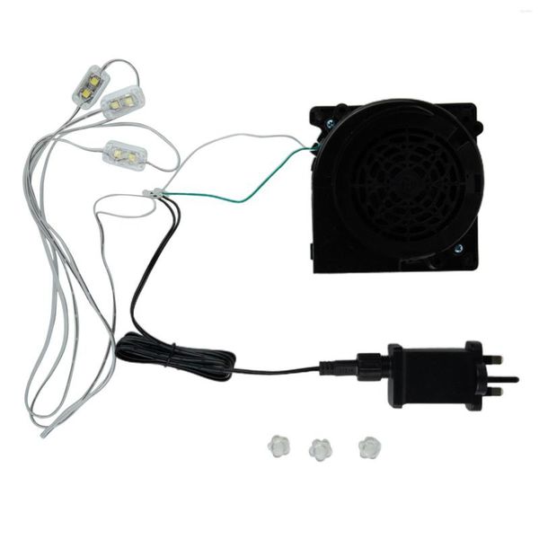 Decorações de jardim Substituição inflável de soprador de ar 12V 1.5A Motor de ventilador com 3 LEG à prova d'água para decoração inflável de arblow