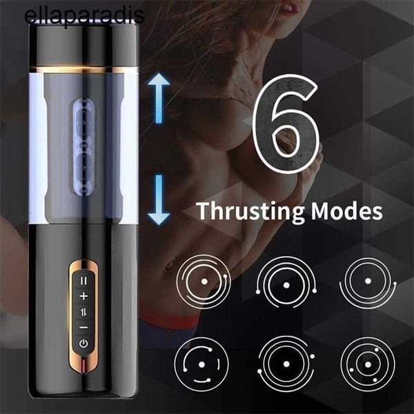 Adulto massageador masculino bluetooth inteligente app rotação pronúncia masturbador automático preto dragão vibração ajustável aeronave copo buceta