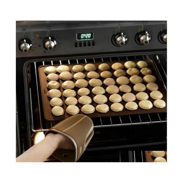 Торговые инструменты 48 отверстия Sile Arons Aroon Count Passter Muffin Shape Sweat Mat Mod SQ263 Доставка Доставка дома кухня кухонная столовая батон