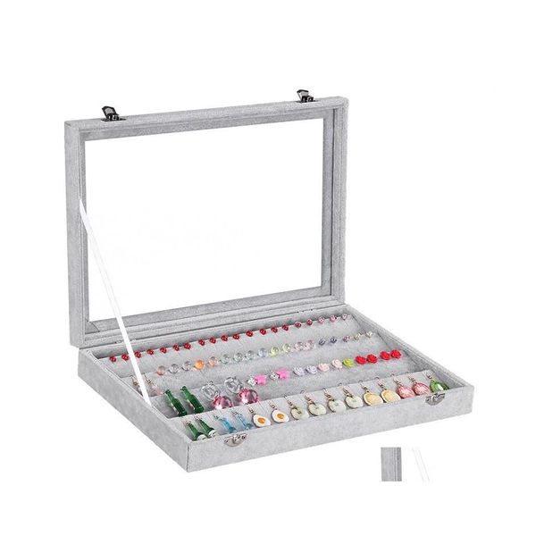 Ящики для хранения мусорные баки Ice Veet Jewelry Case Serving Box Organizer Fashion Jewelries Plement продает 26 8zy J1 доставка дома gar dh3qi