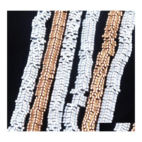 Materiali magnetici Nessuna pietra ematite Perline distanziatrici con fibbia 6X1Mm Per creazione di gioielli fai da te Collana Bracciale Consegna di goccia Dh6Nq