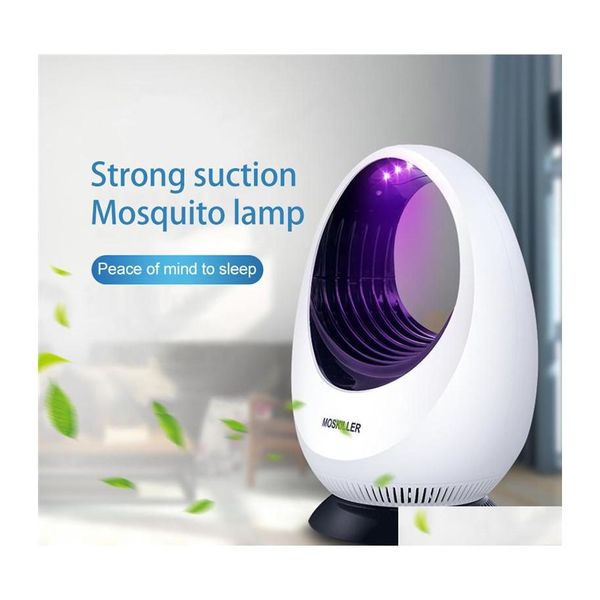 Controle de pragas LED LED Mosquito assassino Lâmpada P Ocatalyst TRAP MUTE USB Bug eletrônico Zapper Repelente de insetos em casa Drop Drop Gar Dhswu