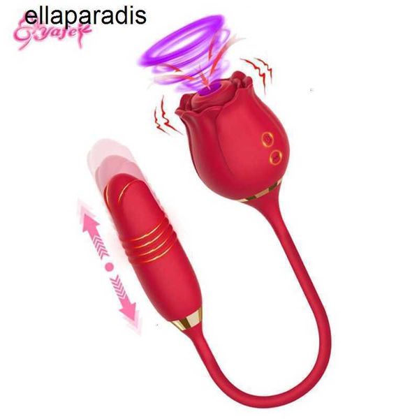 Massaggiatore giocattoli del sesso vibratore rosa spinta per le donne vibratore butt plug anale stimolatore clitoride femminile leccare la lingua giocattolo vibratore