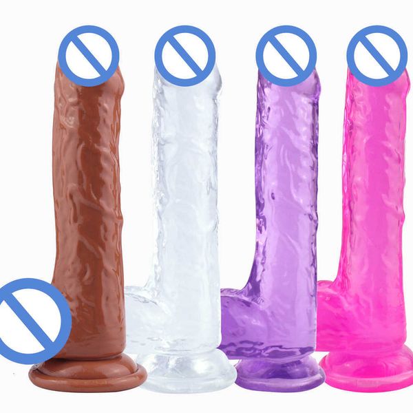 Brinquedos sexuais massageador vibrador realista com ventosa enorme geléia vibradores brinquedos sexuais para mulher homem falso pênis anal butt plug loja erótica