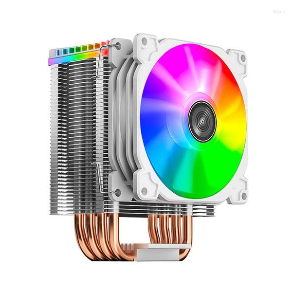 Computerkühlungen JONSBO CR1400 CPU-Kühler-Lüfter-Kühler 5V ARGB-Lüfter 4 Heatpipes Tower 4Pin PWM RGB Mute Sink für AMD/Intel