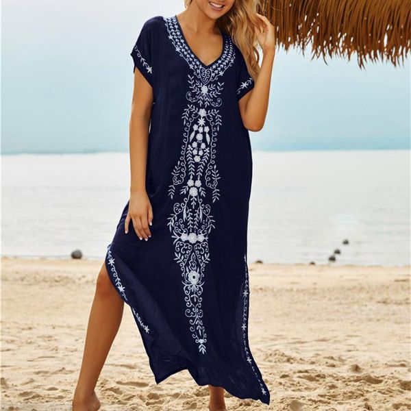 Damen-Bademode, Spitzen-Dekolleté-Cover-Up für Damen, Chiffon-Rayon-Strandblusen, Kimono-Cardigan, langes Bikini-Up für Damen