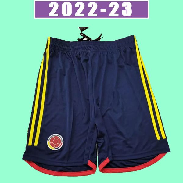 2022 Colombia Away Shorts de futebol Versão para fãs FALCAO JAMES Calças de futebol em casa CUADRADO Seleção masculina Camiseta de futbol maillot S-2XL