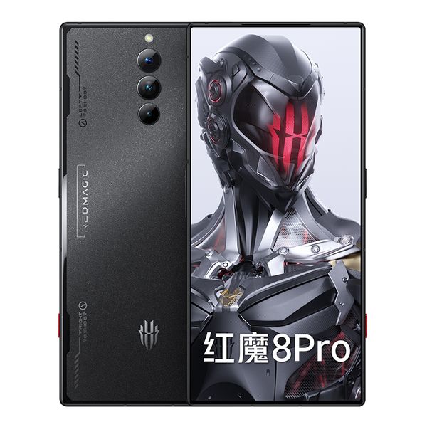 Оригинальная Nubia Red Magic 8 Pro 5G Smart Mobile Phone Gaming 12 ГБ ОЗУ 256 ГБ ROM SNAPDRAGO 8 GEN2 50MP 6000MAH ANDROID 6,8 
