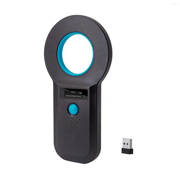 Microchip Microchip Pet Tag Scanner Id Reader RFID EMID Handheld USB Connect 128 Функция хранения информации OLED Screen