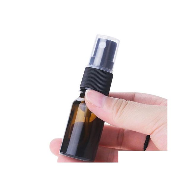 Bottiglie di imballaggio 100ml Vuoto Bottiglia spray di vetro marrone Atomizzatore Pompe per oli essenziali Viaggi per Bk Disinfettante per le mani trucco portatile Otr5P