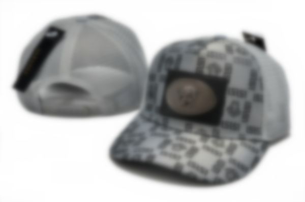 2023 Ball Caps Lone Wolf Hüte Tiger Hüte für Herren Eimer Hut Tier Hahn Hut Sport Kopfbedeckungen für Männer Luxurys Baseball Cap N15
