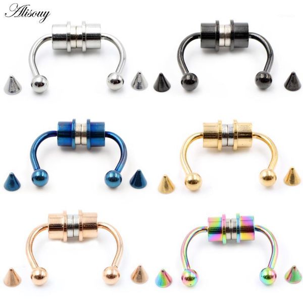 Körperschmuck Andere Alisouy 1pc Magnetischer Fake Piercing Nasenring Edelstahl Hufeisen Non Hoop Septum Ringe Für Frauen Geschenke