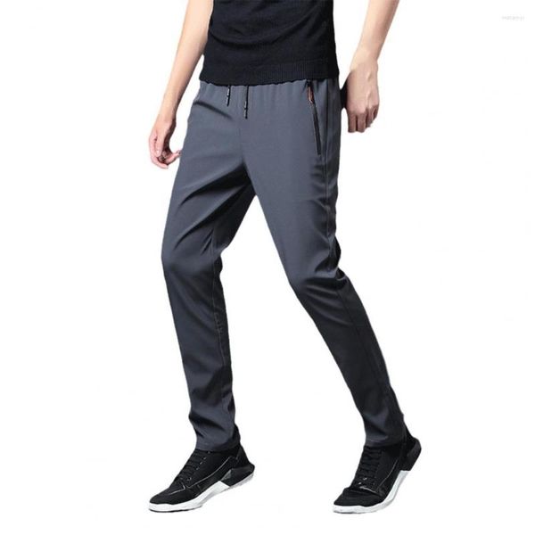 Herrenhose, lässig, superweich, lichtbeständig, Polyester, für Herren, mit dehnbarer Taille, schmale Hose für den Außenbereich