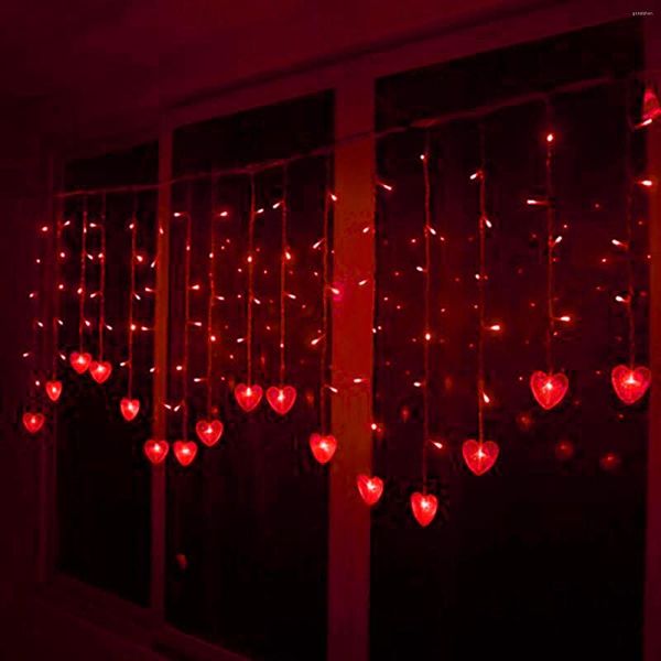 Strings LED Light Lights Outdoor Malha 9 x 6 e Candelador de Decoração de Amor