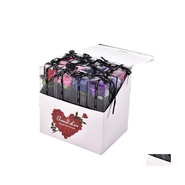 Partybevorzugung, Geschenk für Liebhaber, Geschenk für Freundin, Freund, Valentinstagsgeschenke, Blumenseife, Hochzeitsgäste, Brautjungfern, Zubehör, Drop Del Otie3