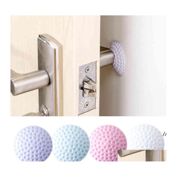 Outro hardware da porta lida com borracha macia protetor de colapso ￠ prova de choque Pad Wall Auto -adesivo Handeld, buffer de p￡ra -choques silenciador de golfe otdgb