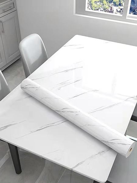 Papéis de parede decoração de mármore papel de contato para cooktop auto adesivo de parede impermeável casas e adesivo de parede removível em rolos