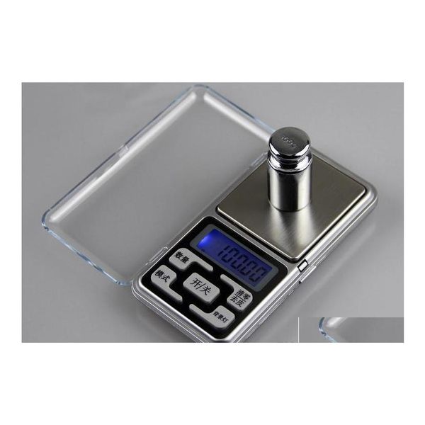 Escalas de pesagem escala eletrônica LCD Mini bolso digital 200gx0.01g peso nce g/oz/ct/tl sn281 entrega de gotas de escritório dhxes