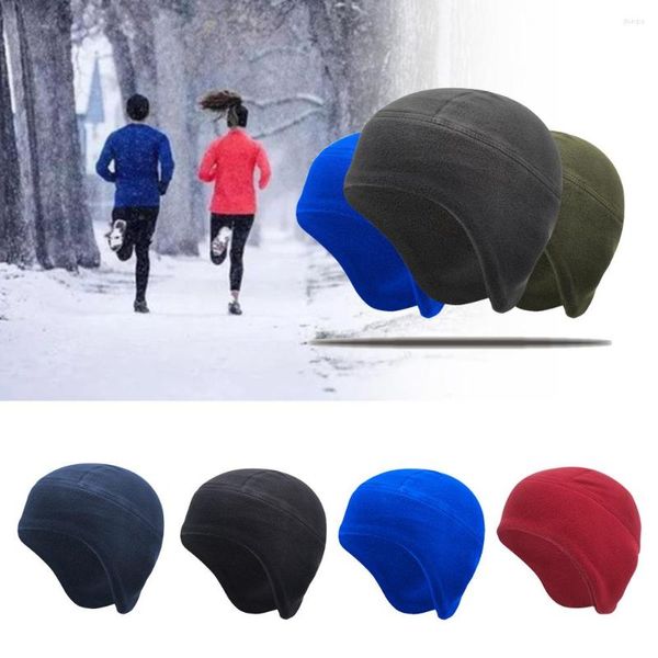 Берец Зимние флисовые шапочки для шляпки лыжные ветропроницаемые уш