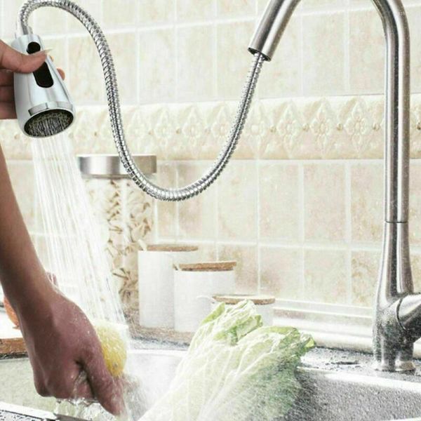 Küchenarmaturen 1 PC Wasserhahn Sprühkopf Ausziehbares Spray Ersatz Waschbecken Becken Mischbatterie Dusche Universal