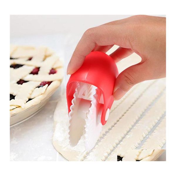 Utensili per pasticceria da forno Noodle Maker Cutter Roller Strumento per pasta Cucina Fai da te Taglio Coltello manuale per consegna a domicilio Giardino di casa Sala da pranzo Ba Dhz2X