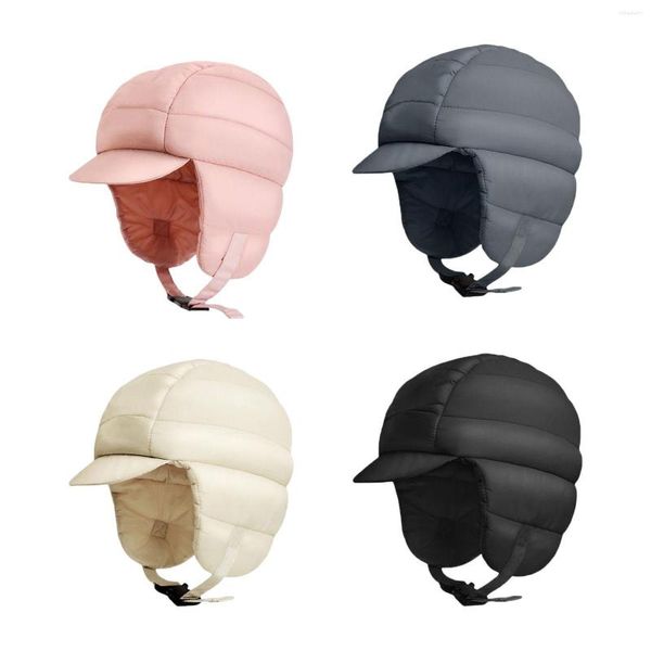 Boinas de inverno Baseball Caps de esqui chapéu com retalhos de orelha caçador de soldados para candidatos para camping de snowboard de camping ciclismo ao ar livre