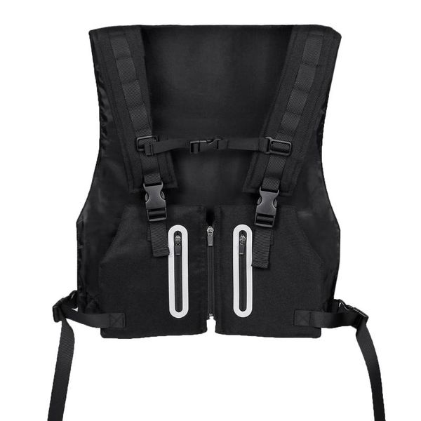 Охотничьи куртки тактического рефлексивного жилета на открытом воздухе рюкзак рюкзак для жилета дышащий полезной полезной безопасность CS Game Withing Equipment