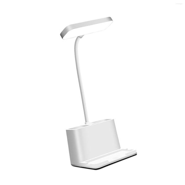 Lampade da tavolo Lampada da scrivania a LED a luminosità regolabile con portapenne Touch Control Illuminazione USB ricaricabile Luce notturna per bambini