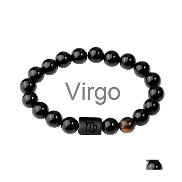 Fios de miçangas 12 Breads zodíacos Bracelets vintage Constellation Horoscope Sign Jewelry for Women Drop Delt Oty0p