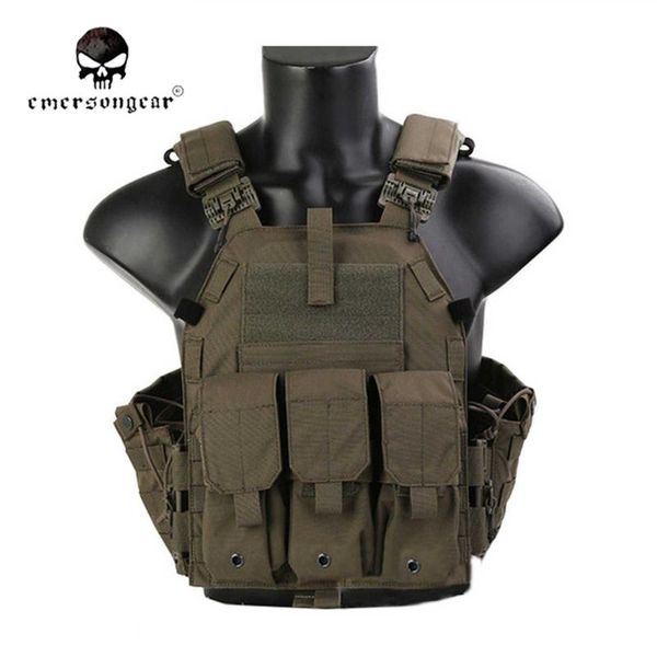 Jackets de caça Emergonear Tactical Rick Release 094K Placa de prato de estilo de prato de combate CS CS Armour Sport EMB7405
