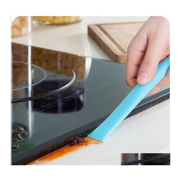 Spazzole per pulizia Gadget da cucina creativi Detergente Raschietto per fessure Accessori Gap Stain Decontaminazione Pala Apriscatole Drop Deliv Dhzvg