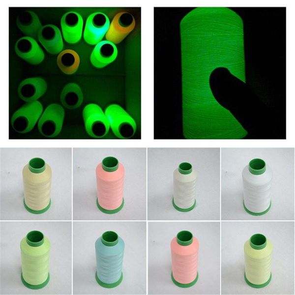 Nähutensilien Werkzeuge Farben 1000 Yards Eine Rolle Leuchtfaden Nylon Stickerei Polyesterfaser Handgefertigte Accessoires KreuzstichNähen