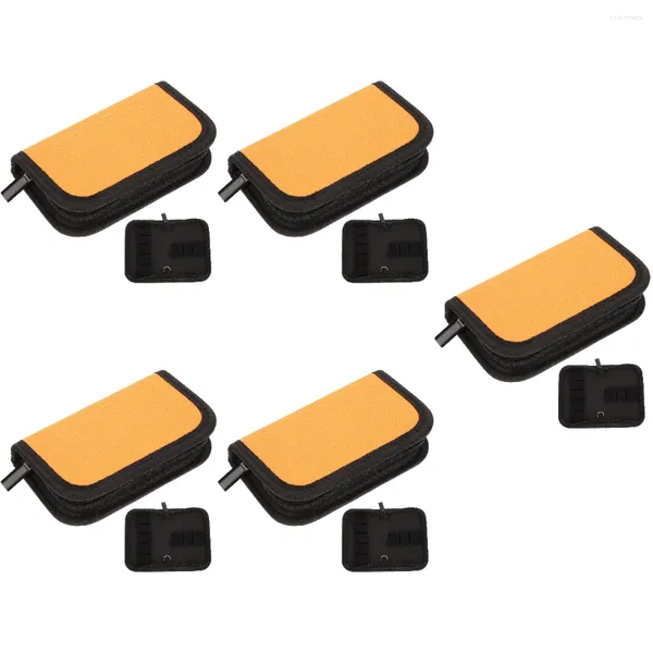 Aufbewahrungstaschen 5 Stück Flash Drive Case Canvas Electronic Organizer USB