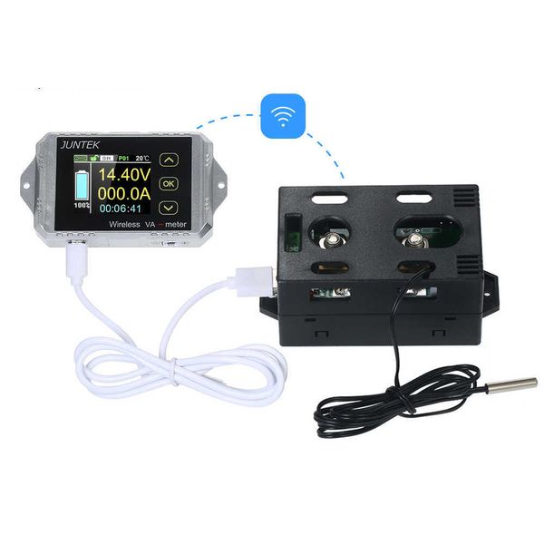 DC 100V 400V 300A Multifunktions-Batteriekapazitätsanzeige Coulomb-Zähler Drahtloses digitales Voltmeter Amperemeter Leistungsmesser Tester