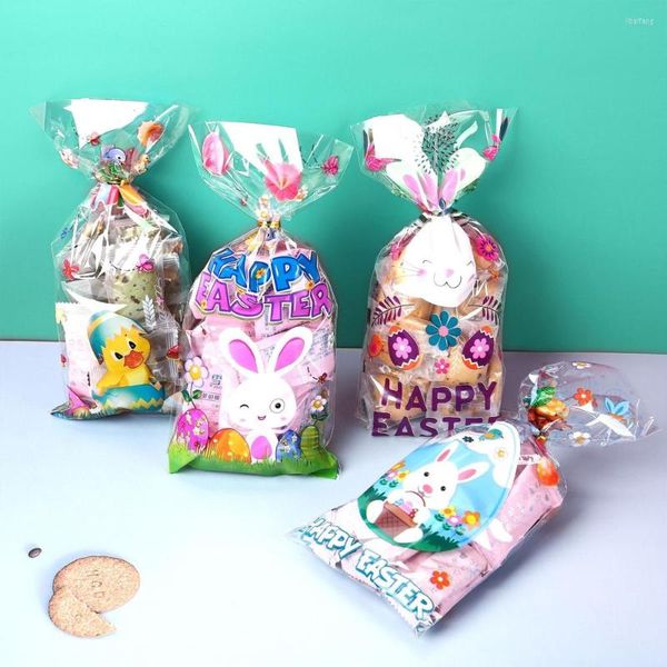 Geschenkpapier, 50 Stück, Ostertüten, Süßigkeiten, Kekse, Kinder, Eierverpackung, Plastikbeutel, Dekoration