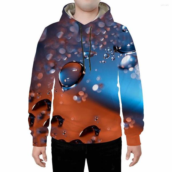 Мужские капюшоны кроссокообразные Amazon Wish Water Bead Stereoscopic 3D цифровая печать и женская модная куртка с капюшоном