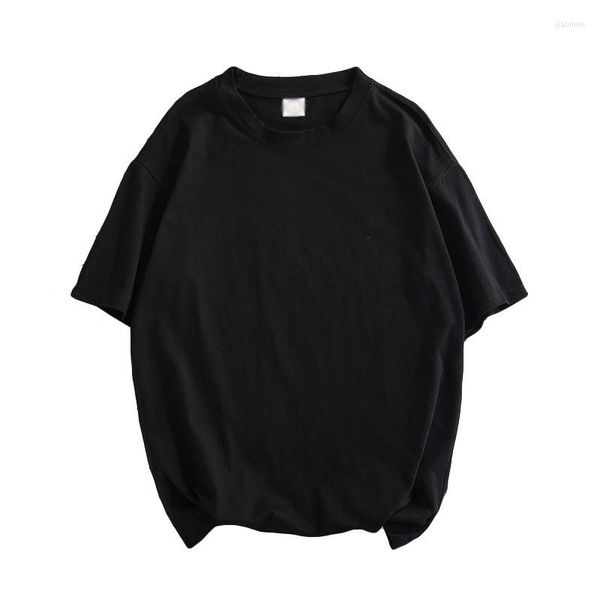 Camisetas masculinas de verão Super fogo insere o estilo coreano de cor sólida de manga curta garoto de camiseta solto aluno simples kpop de meia classe roupas