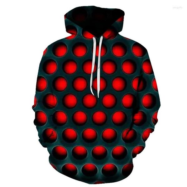 Erkek Hoodies İlkbahar ve Sonbahar Hayvan Polka Dot Ekose Baskılı Kadın Sweatshirt Harajuku Erkekler 3D Baskı Külkü