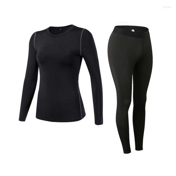 Активные сета Women Fitness Leggings Top Trapeout Clothing Gym Sport Run Run Slim йога набор упражнений поезда бодибилдинг рубашка 1920