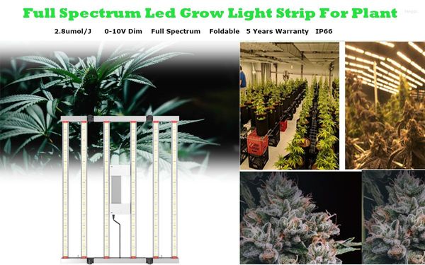 Grow Lights 2.8UMOL/J PPE Складная полная спектра -светодиодная ультрафиолетная лампа для растений гидропоника палатка в помещении