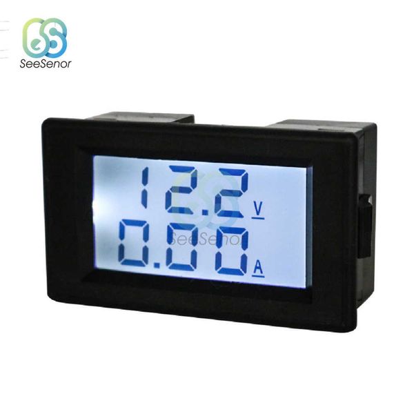 DC 7-250V 1A 5A 50A 100A 200A Voltmetro digitale Amperometro Doppio display Rilevatore di tensione Misuratore di corrente Pannello Amp Volt Gauge DV817Y