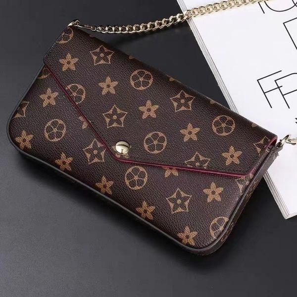 3 pièces / ensemble de sac fourre-tout préféré Multi Felicie Pochette Designer de luxe Femme sac Femme Sac à main Boîte d'origine Date code sacs à bandoulière cross body mode sac à main