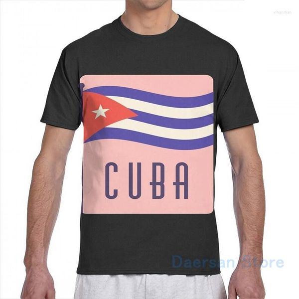 Magliette da uomo Cuba Flag Gift Cubans Cuban Caribbean Men T-Shirt Women All Over Print Fashion Girl Shirt Boy Tops Tees Short Sleeve Tshirts