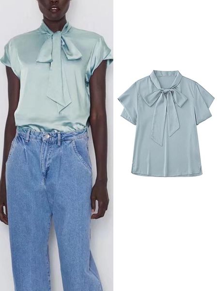 Blusas femininas camisas mulheres manga curta 2023 colarinho de verão solto tops soltos tops sólidos szie xs-lwomen's sólidos