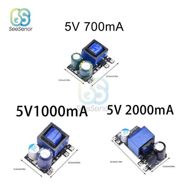 AC-DC 5V 700mA 1000mA 2000mA 3W 5W 10W Präzisions-Abwärtswandler AC 220V zu DC Abwärtstransformator-Stromversorgungsmodul