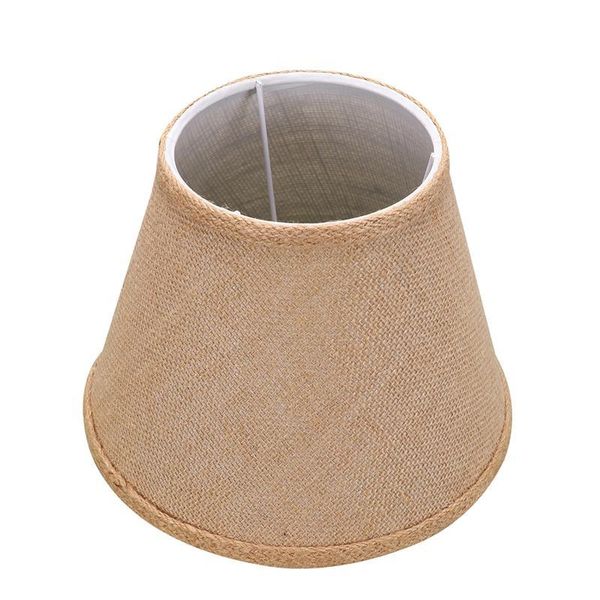 Coperture per lampade Shades 1pc E27 Panno di tela Ombra Rustico Barile Paralume In Tessuto Lampada Da Tavolo Copertura Della Luce Per Decorazioni Camera Da Letto