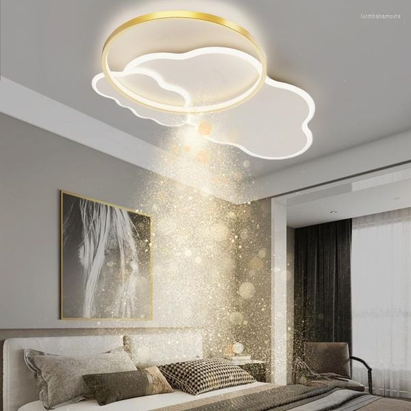 Lampadari Creative Cloud LED Arredamento minimalista Piccola camera da letto Soggiorno Lampada da soffitto Lampada da soffitto di personalità di lusso