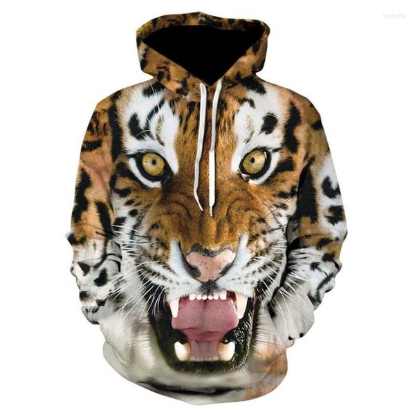 Erkek Hoodies Tiger 3D Baskılı Erkekler Kadın Kapüşonlu Sweatshirts Giysileri 2023 Harajuku Krop Ceketleri Marka Kalitesi Güz