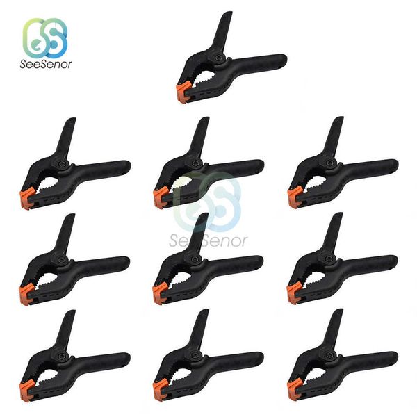 10 stücke 2/3/4/Zoll Holzbearbeitung Frühling Klemmen DIY Werkzeuge Kunststoff Nylon Toggle Clamp Für Holz Clip foto Studio