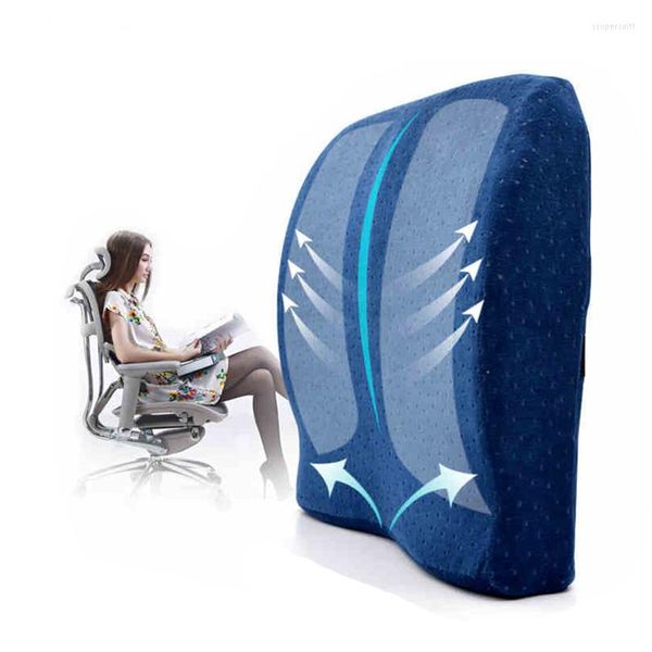 Cuscino 4 colori memory foam spina dorsale coccige proteggere seggiolino auto ortopedico divano ufficio sedia posteriore vita tappetino lombare